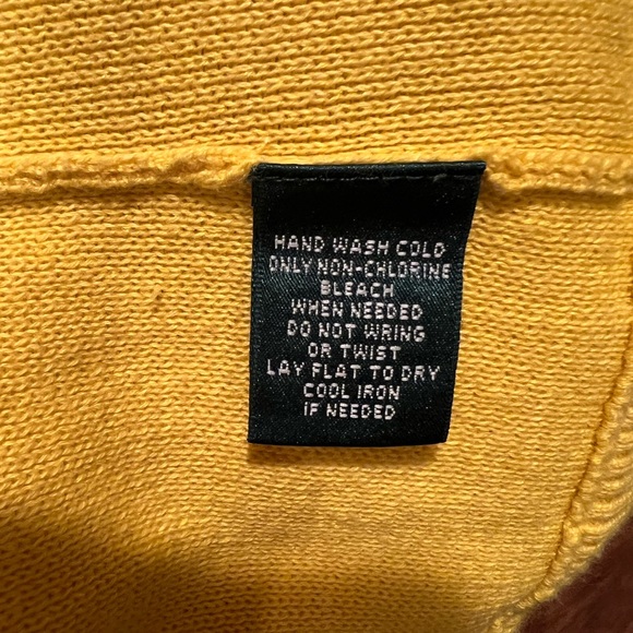 Ralph Lauren short sleeved mustard yellow cardigan - Picture 6 of 6